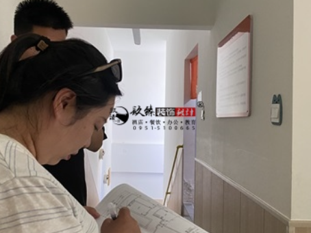 盐池装修公司|盐池实学托管所设计装修项目现场勘查