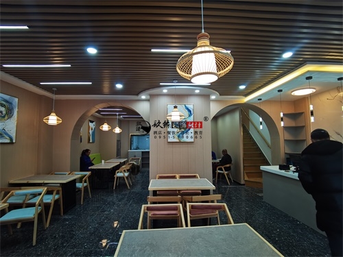 盐池餐厅装修设计项目|镹臻设计