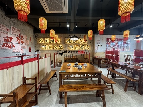 盐池火锅店装修设计项目|镹臻设计