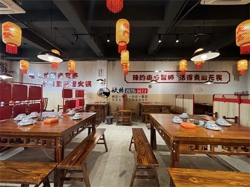 盐池火锅店装修设计项目|镹臻设计