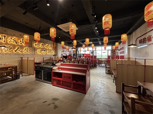 盐池火锅店装修设计项目|镹臻设计