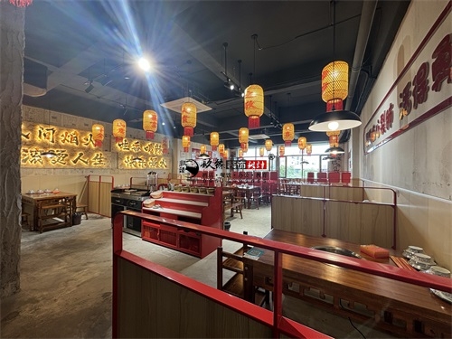 盐池火锅店装修设计项目|镹臻设计